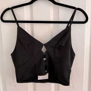American Eagle Cropped Silky Keyhole Cami- NWT!